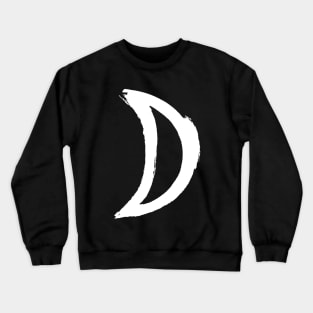 Moon Astrological Planets A Crescent U+263D Crewneck Sweatshirt